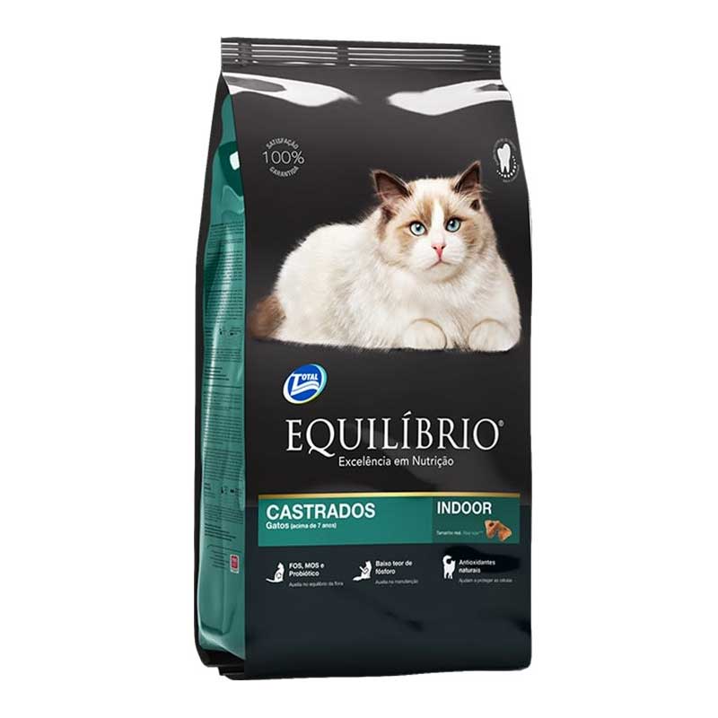 Equilibrio Hairball para Gatos Castrados Senior