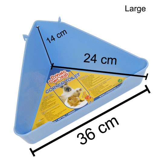 Baño Esquinero Living World - Medium / Rosado