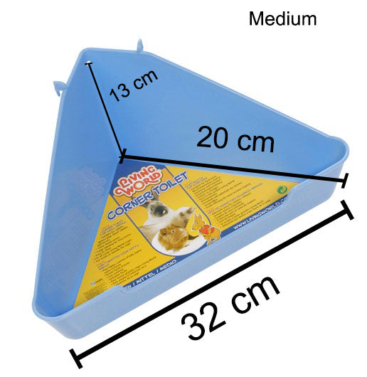 Baño Esquinero Living World - Medium / Celeste