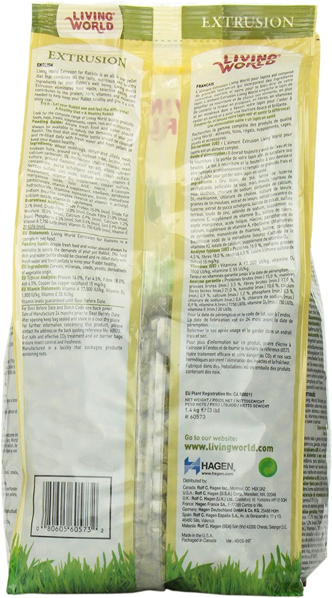 Alimento Extruido para Conejos LW