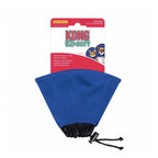 Collar Isabelino KONG EZ Soft para perros pequeños y gatos, diseño acolchado azul para recuperación postoperatoria.
