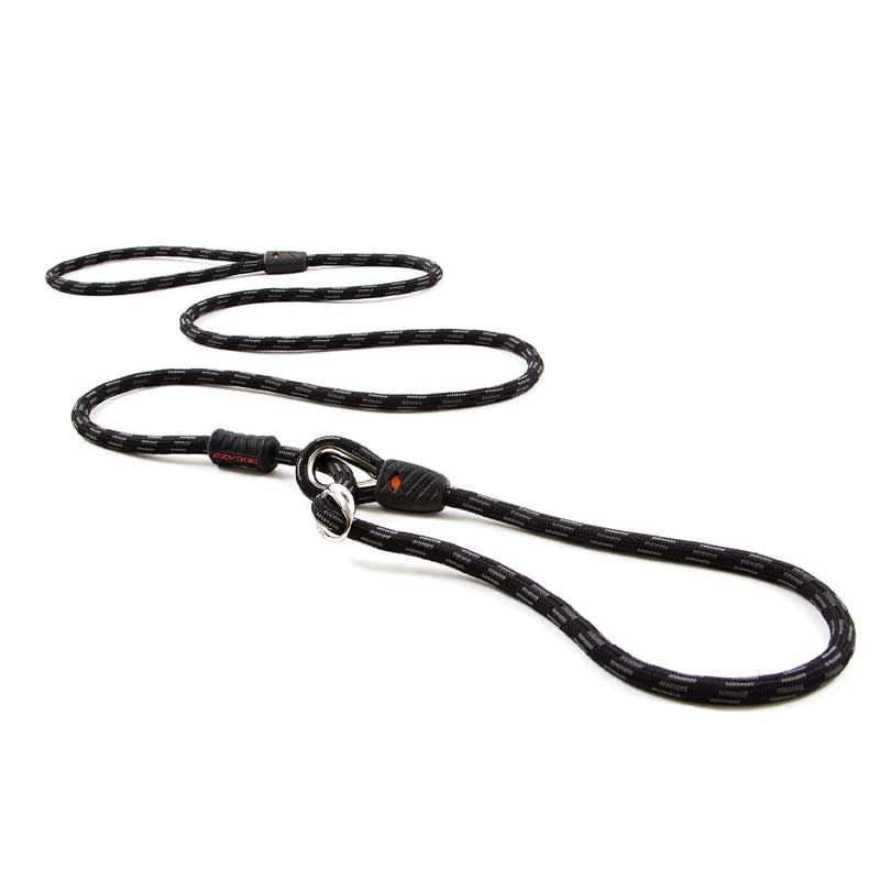 Correa y Collar Luca Leash EzyDog - Negro