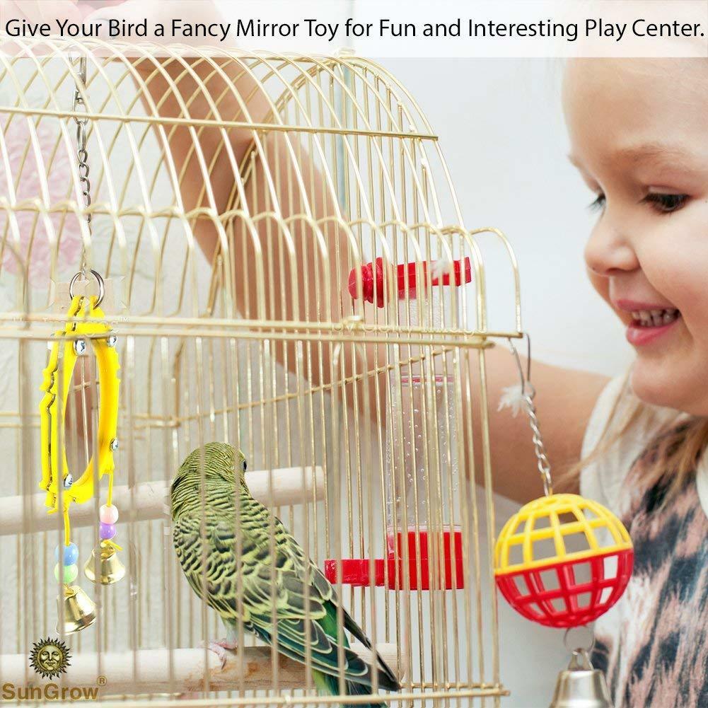Espejo Colgante "Fancy" para Aves