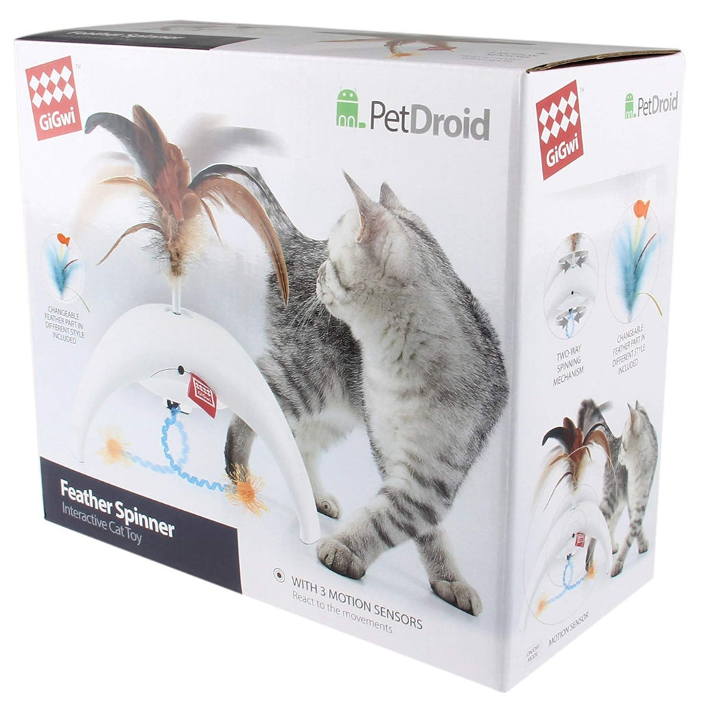 Juguete Interactivo "Plumas Giratorias" Pet Droid