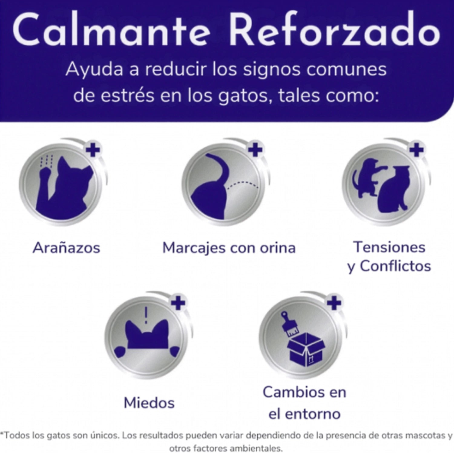 Feliway Optimum Repuesto, recambio de feromonas para gatos de 48 ml, diseñado para brindar hasta 30 días de tranquilidad.