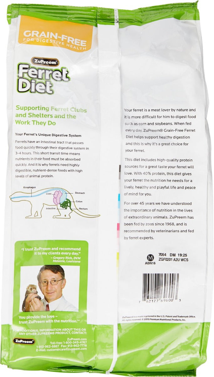 ZuPreem "Ferret Diet" Grain-Free Alimento para Hurón