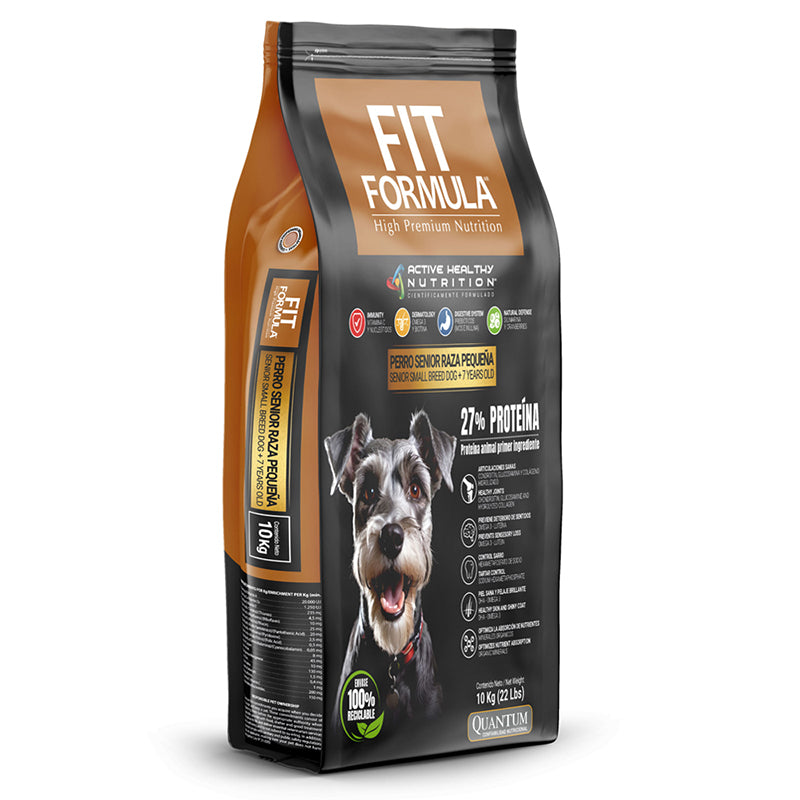 Fit Formula Perro Senior Raza Pequeña 10 Kg