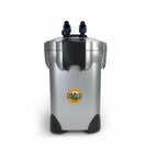 Filtro Externo con UV 5W Boyu 400 L/H, 450-650 L con diseño compacto, conexiones superiores y sistema de filtración para acuarios.