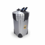 Filtro Externo con UV 5W Boyu 200-400 L para acuarios, con conexiones superiores, diseño compacto y sistema de filtración eficiente.