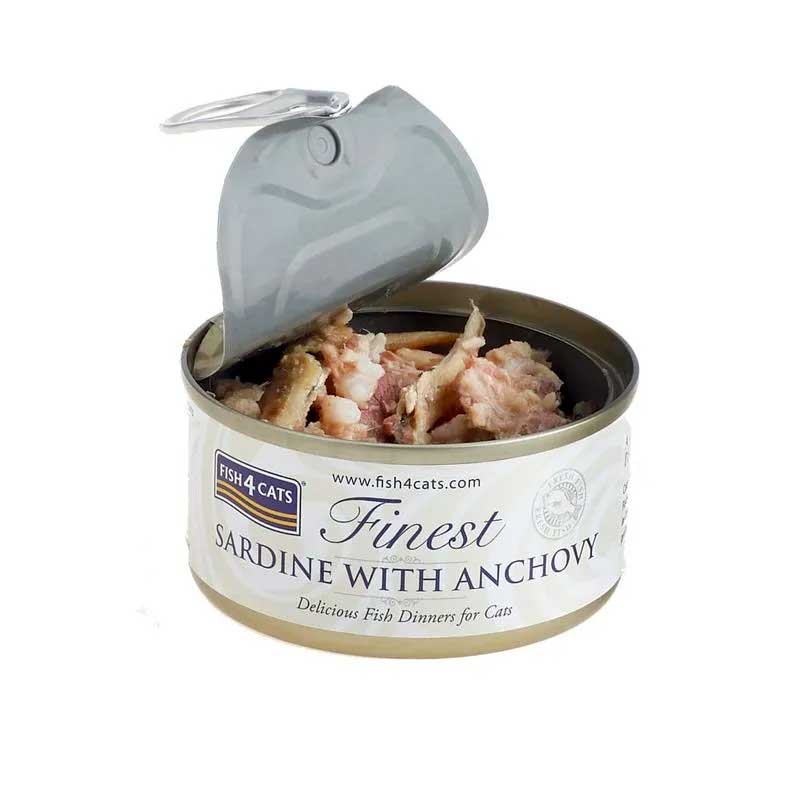 Fish4Cats Lata Finest Sardine with Anchovy 70 gr