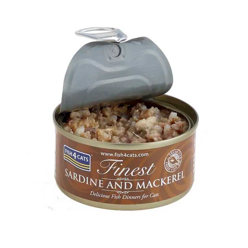 Fish4Cats Lata Finest Sardine with Mackarel 70 gr