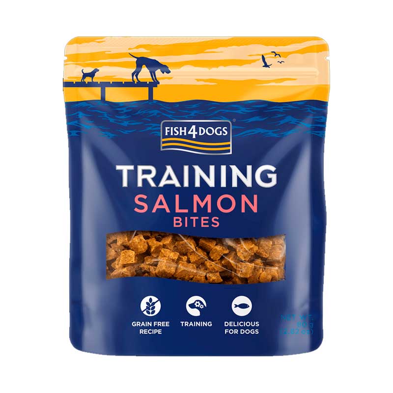 Fish4Dogs Training Adult Salmon Bites 80 gr