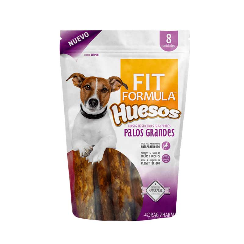 Fit Formula Huesos Masticables Palos Grandes 8 un