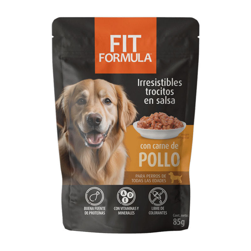 Fit Formula Pouch Pollo para Perros 85 g
