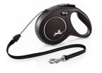 Flexi Correa Extensible Cordón "New Classic" - M / Negro