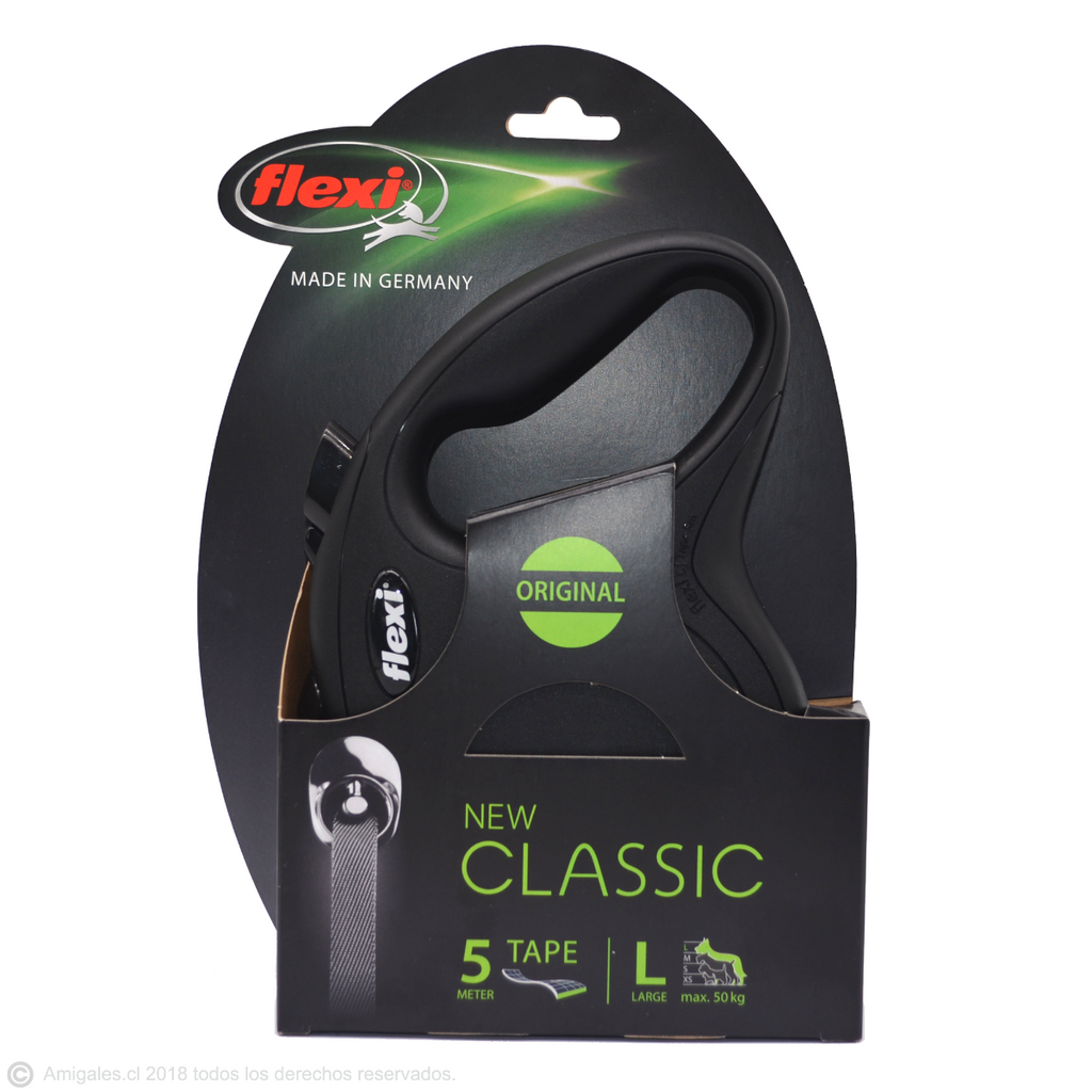 Flexi Correa Extensible Cinta "New Classic"  - rojo / S