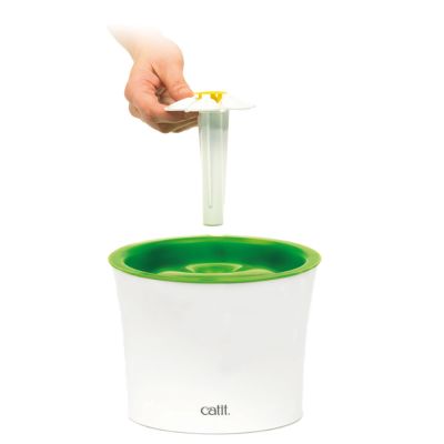 Bebedero Estilo Fuente Floral para Gatos