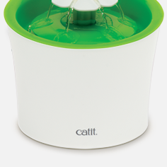 Bebedero Estilo Fuente Floral para Gatos