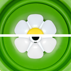 Bebedero Estilo Fuente Floral para Gatos