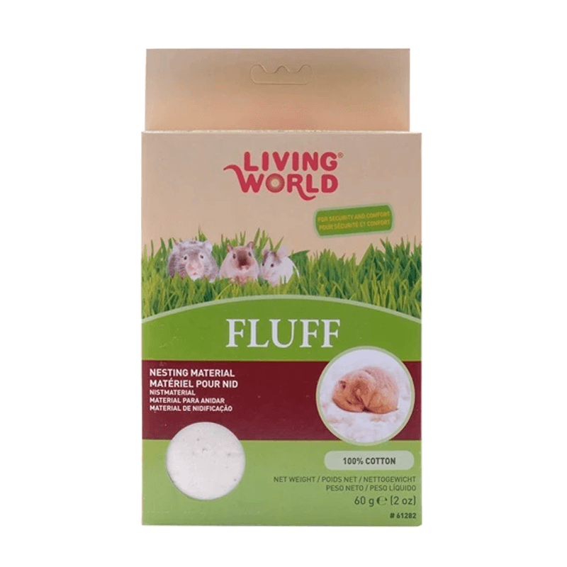 Living World "Fluff" Cama Hamster - 60 g