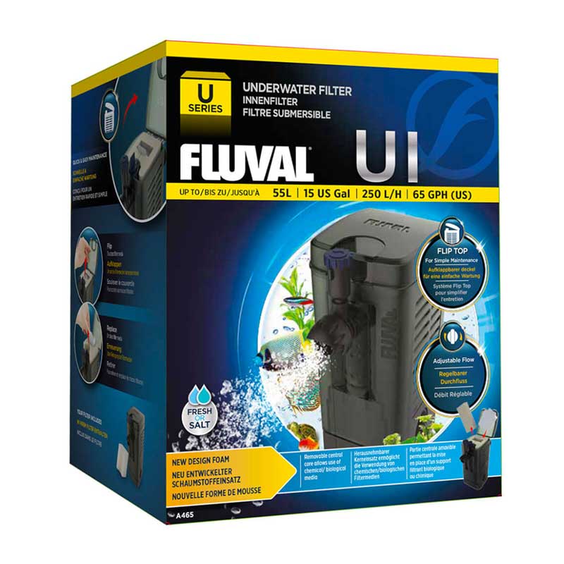 Filtro Sumergible U1 Fluval 55 Litros