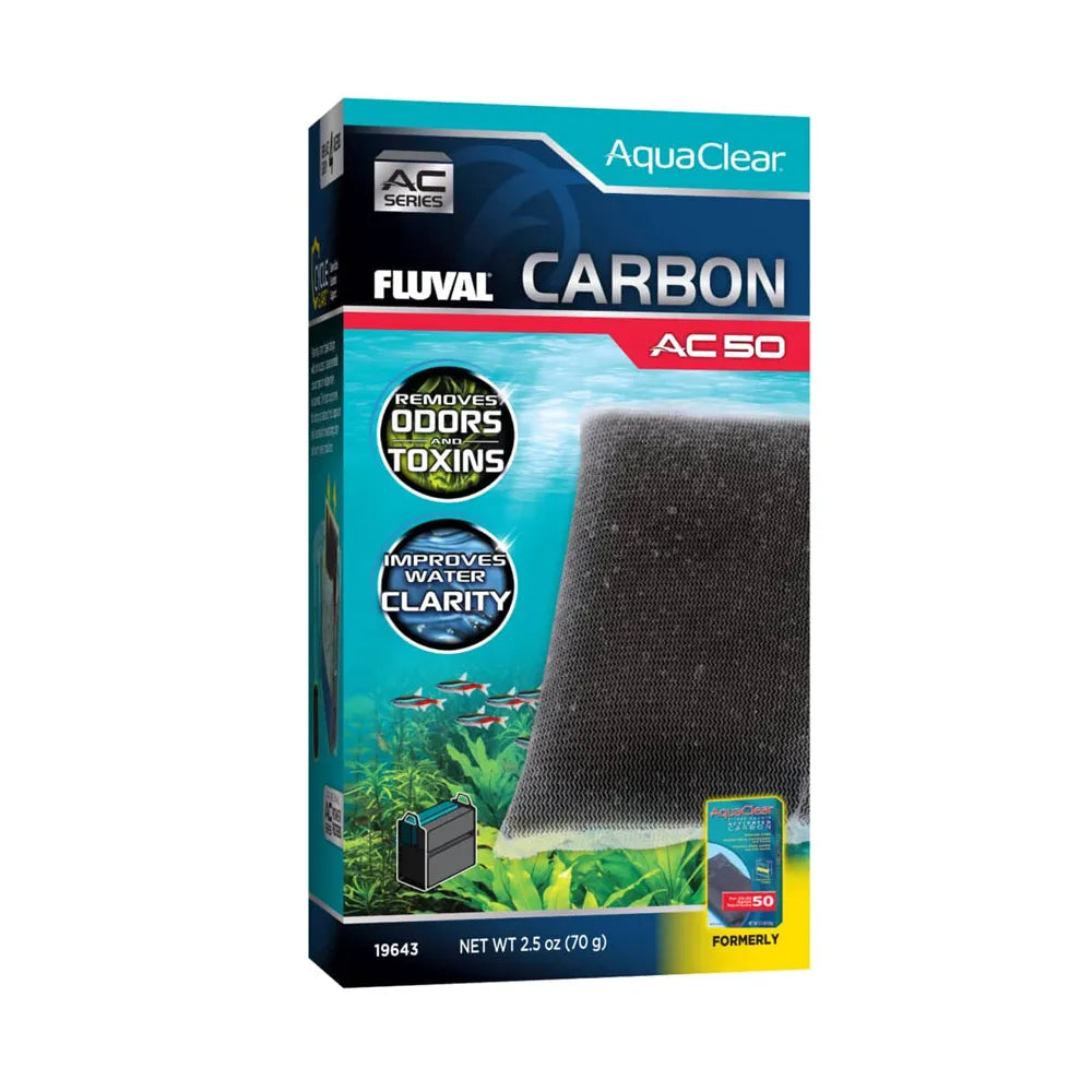 Fluval Aquaclear Removedor de Amonio para Filtros AC50 en caja, bolsa filtrante que elimina olores y mejora claridad del agua