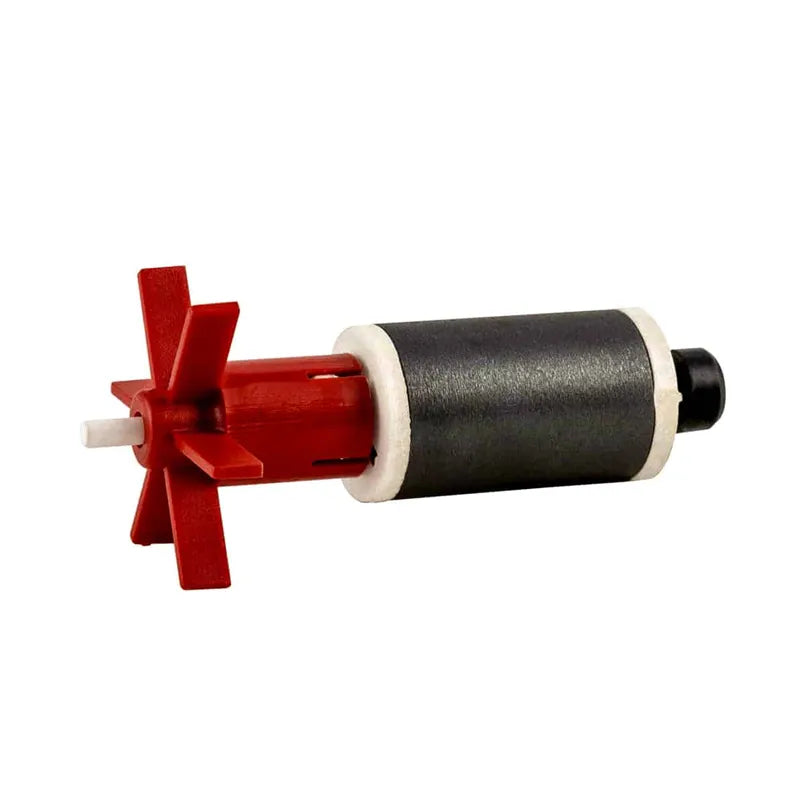 Fluval Serie 07 Rotor Magnético con Eje Cerámico y Cojinete de Goma, repuesto de filtro con hélice roja y eje blanco