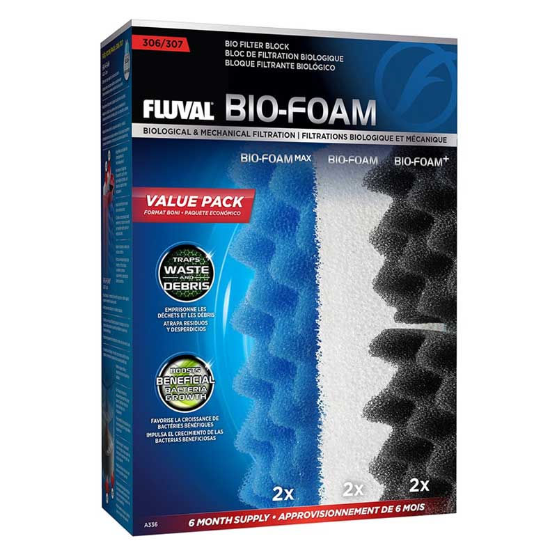 Fluval Filtro 306 y 307 Bio-Foam Value Pack