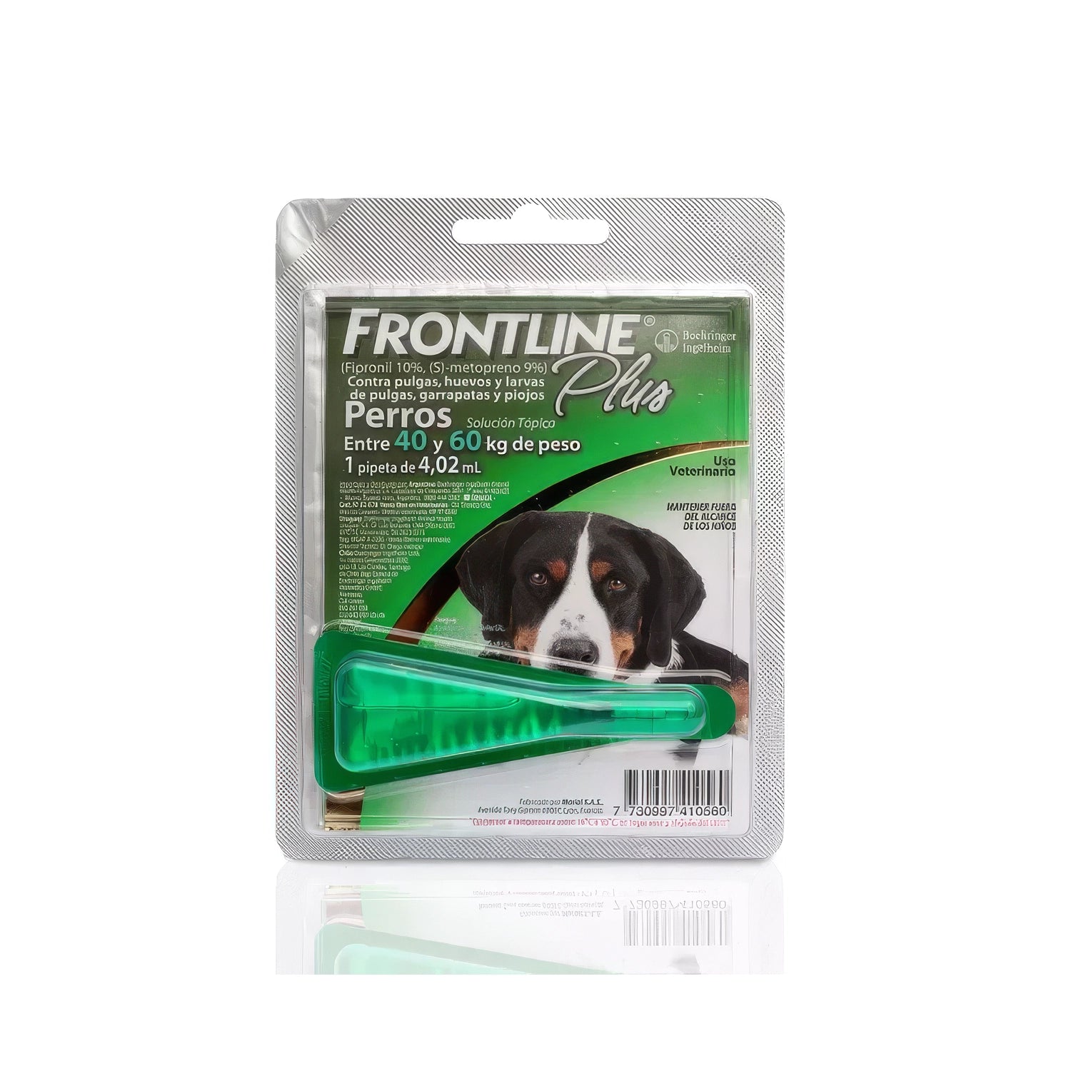 Frontline Plus Pipeta para Perros, antiparasitario de uso veterinario para perros