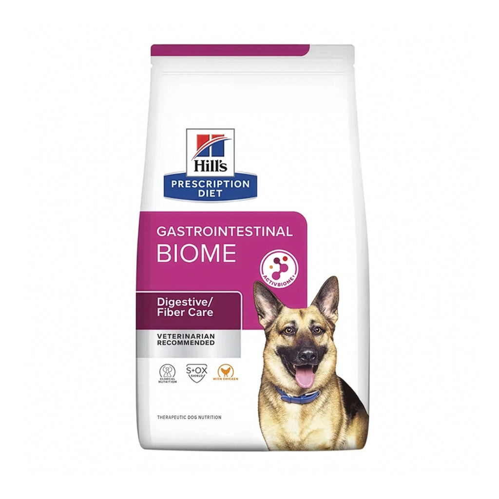 Hill's Gastrointestinal Biome para Perros en bolsa, alimento clínico para el cuidado digestivo y de la fibra con pollo y ActivBiome+.