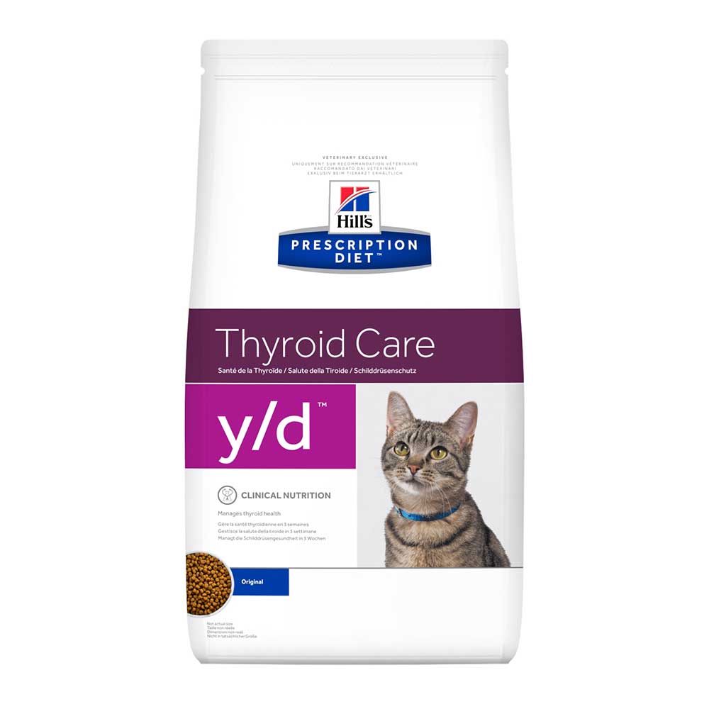 Hill's "Thyroid Care" Cuidado de la Tiroides y/d para Gatos