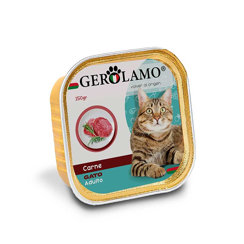 Paté Gerolamo Carne para Gatos - 150 gr