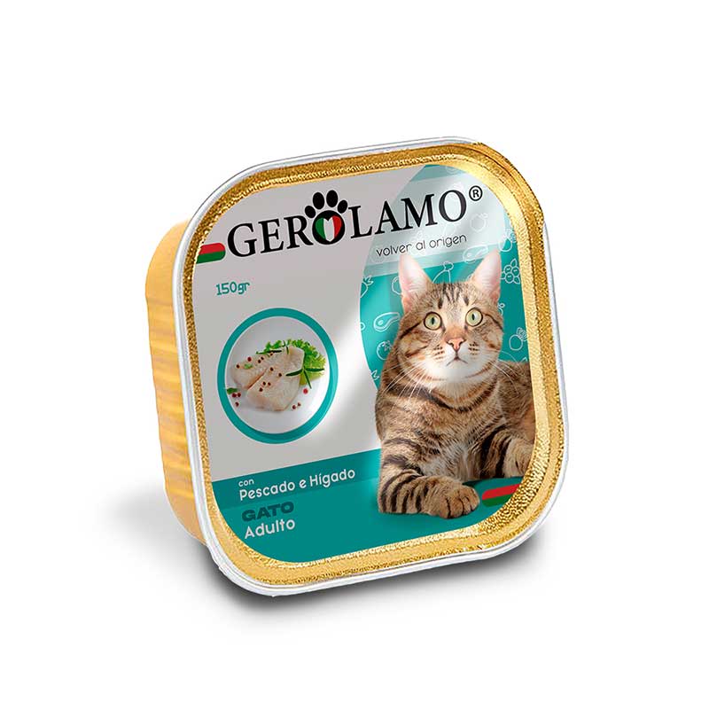 Paté Gerolamo Pescado para Gatos - 150 gr