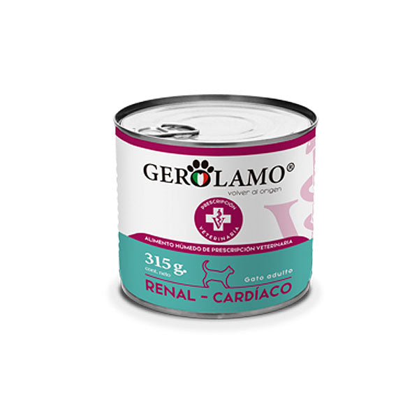 Gerolamo Lata Renal - Cardíaco para Gatos 315 g