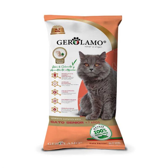 Gerolamo para Gatos Senior