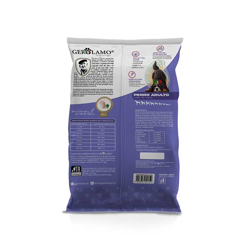 Gerolamo para Perros Todas las Razas 15 Kg