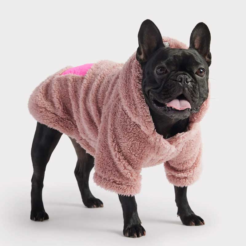 Polerón "Cozy Hoodie Pink" para Perros - XS
