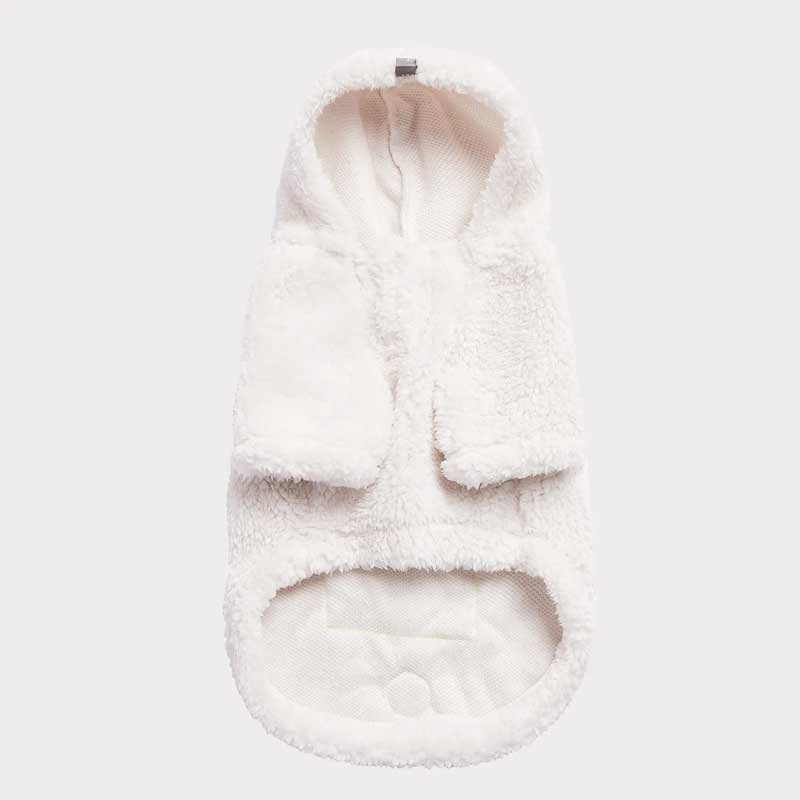 Polerón "Cozy Hoodie White" para Perros - 2XL