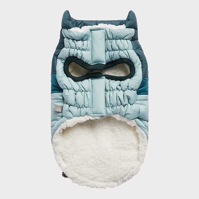 Chaqueta Retro Puffer Celeste