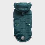 Parka Super Puff Verde Azulado - XS