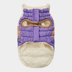 GF Pet Chaqueta Block Puffer Morado