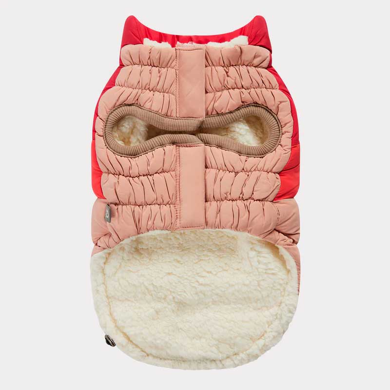 GF Pet Chaqueta Block Puffer Rosado - 3XL