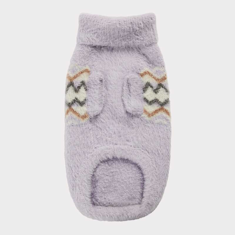 GF Pet Sweater Fuzzy Lavanda - 2XL