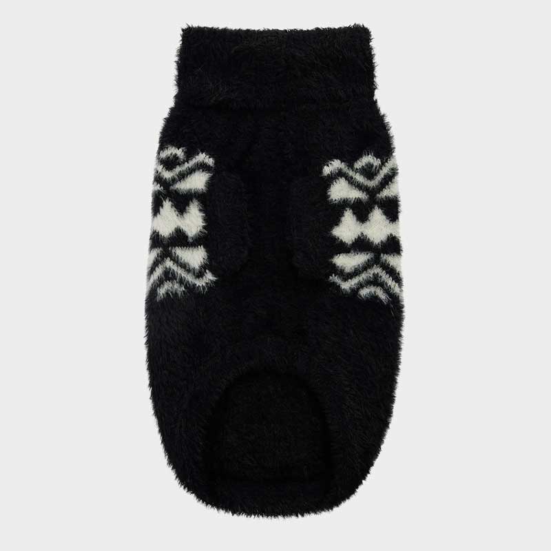 GF Pet Sweater Fuzzy Negro - S