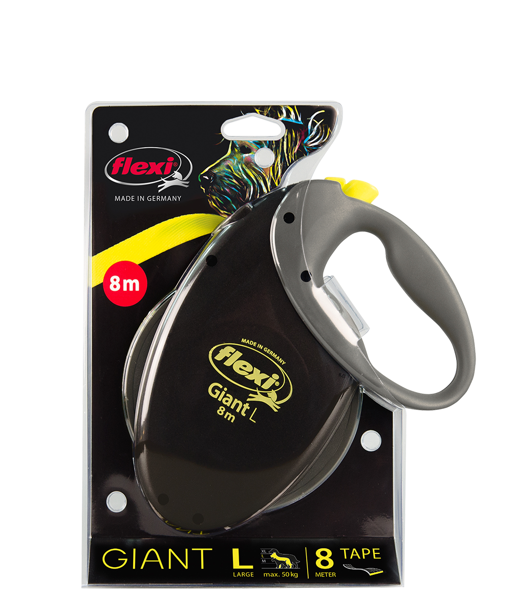 Correa Extensible Gigante Neon FLEXI  - XL: hasta 75 kg