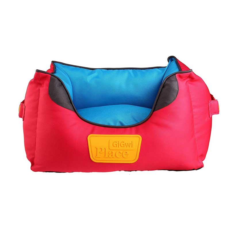 Cama Cuadrada Gigwi - Fucsia/Azul / S: 45 x 35 x 21 cm