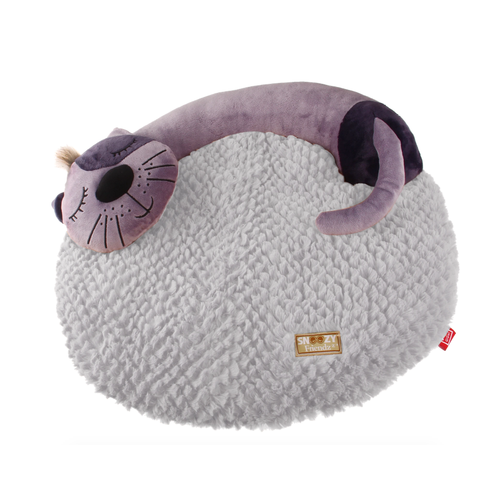 Cojín y Cama "Snoozy Friendz" 3D de Gato