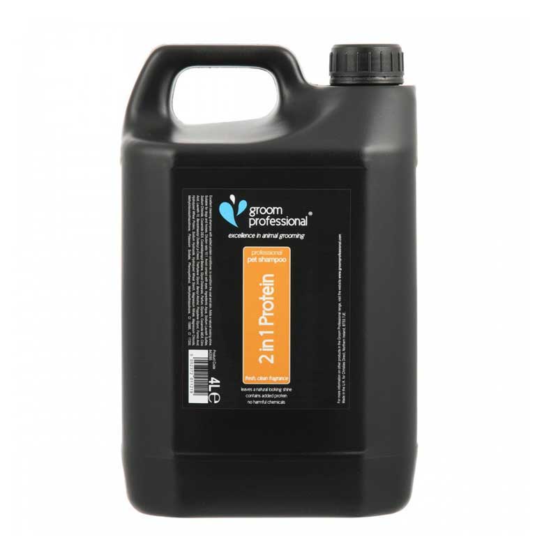 Shampoo Groom Professional 2 en 1 Proteina 10:1 4 Lt