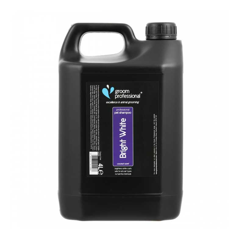 Shampoo Groom Professional Bright White 10:1 4 Lt