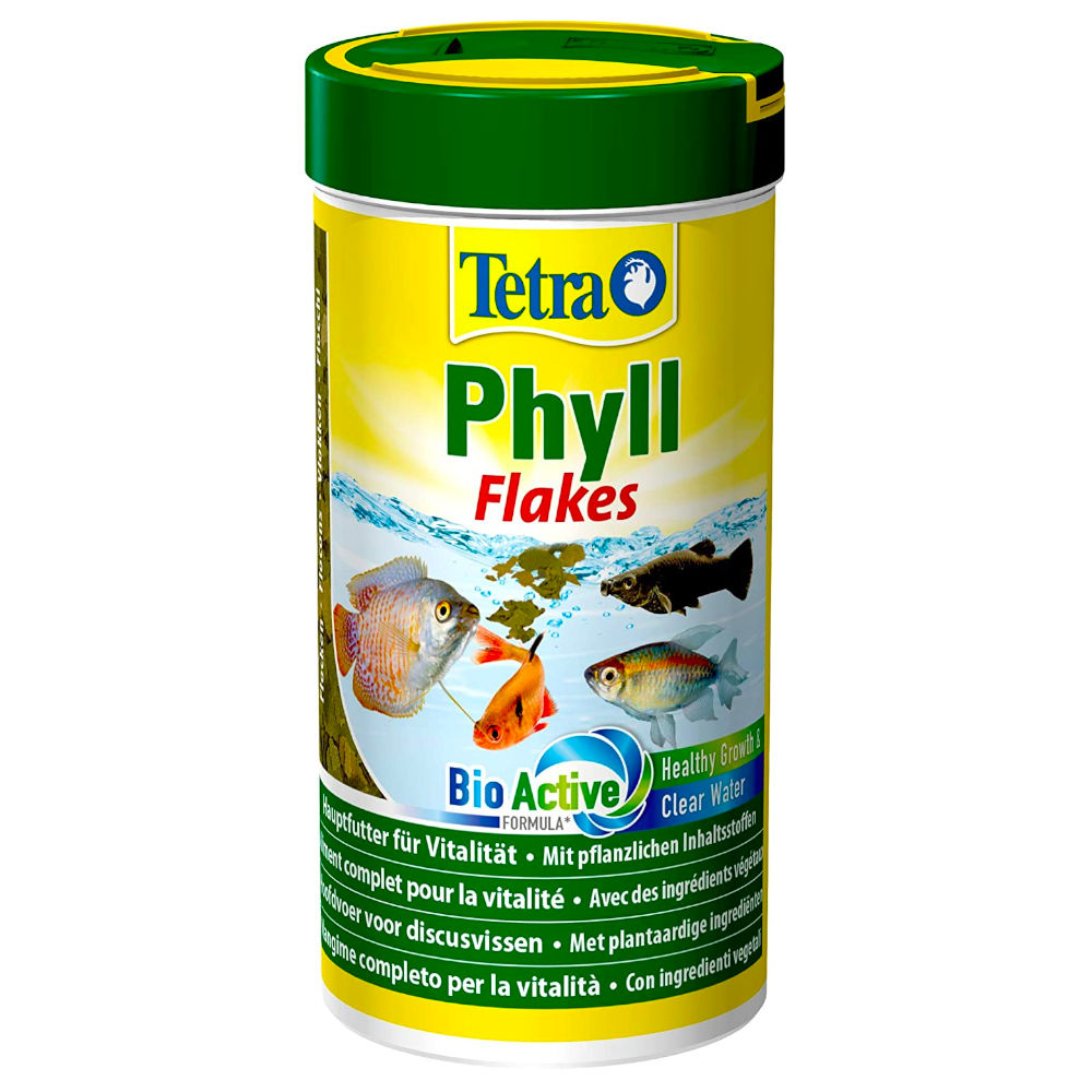 Alimento para Peces Ornamentales "Phyll Flakes" Tetra - 10 litros / 2050 gramos